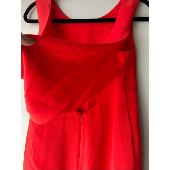 BCBGMaxazria Plunge back Ellie dress size 2 Poppy color, flattering, date - Picture 9 of 12